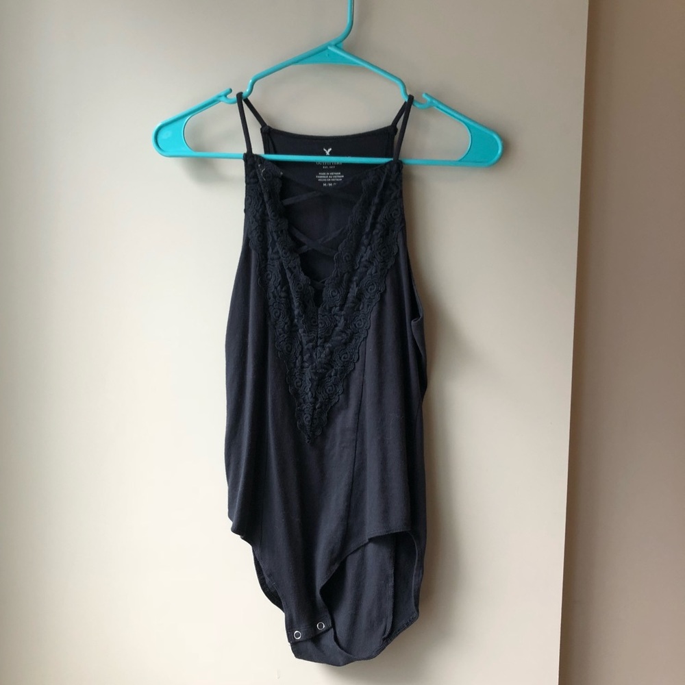 American Eagle strappy lace bodysuit